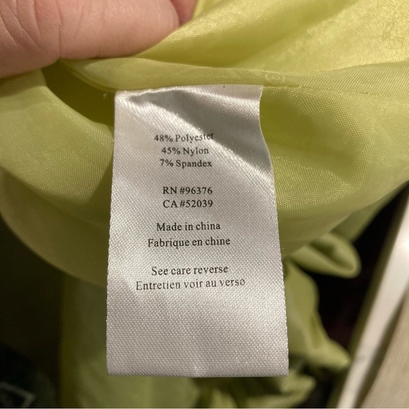 SAMUEL DONG Sz L Bubble Hem High Collar Belted Pockets Buckle At Sleeves Coat - Picture 10 of 11